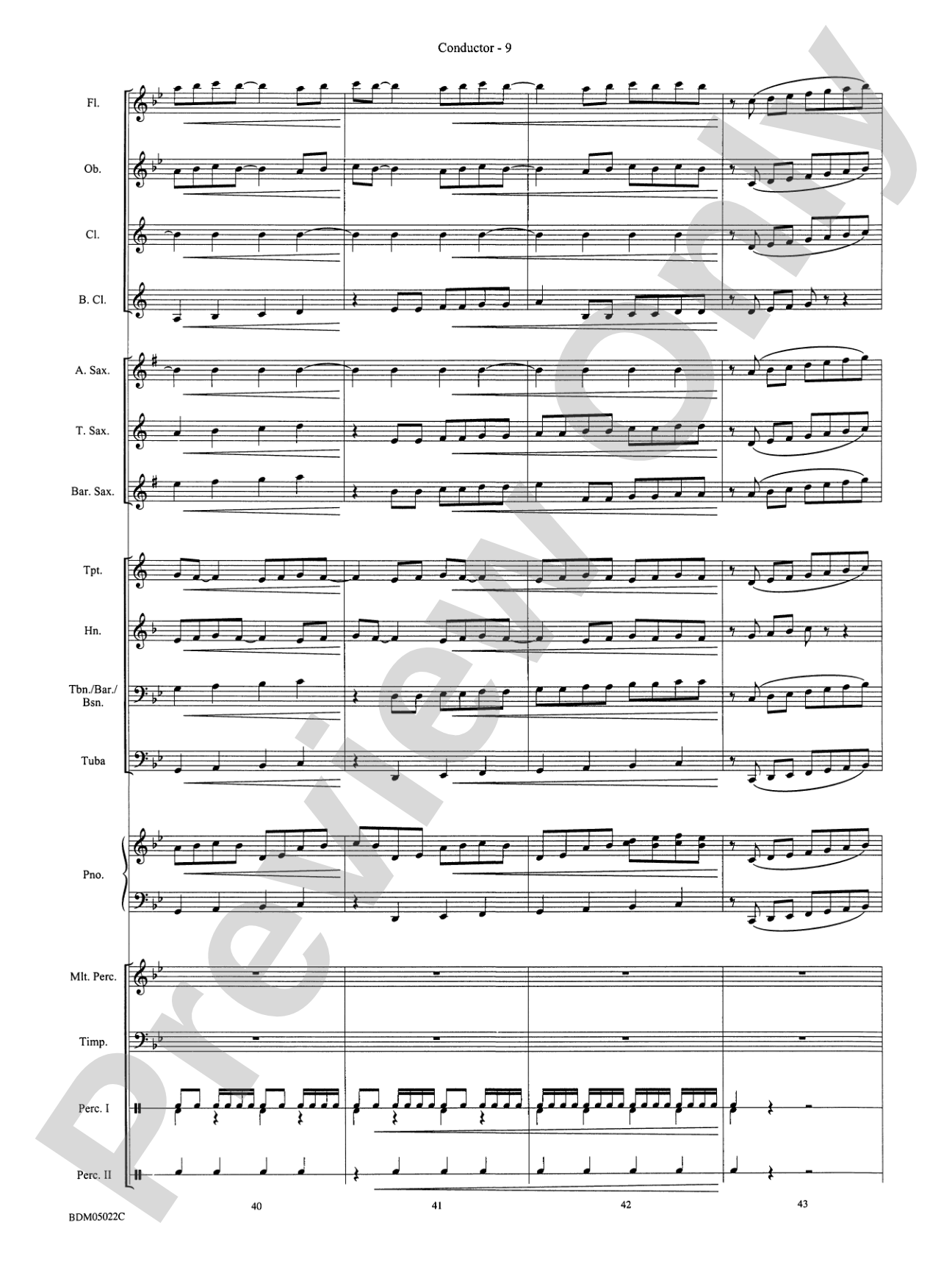 Belwin Beginning Band Kit #1: Concert Band Conductor Score & Parts