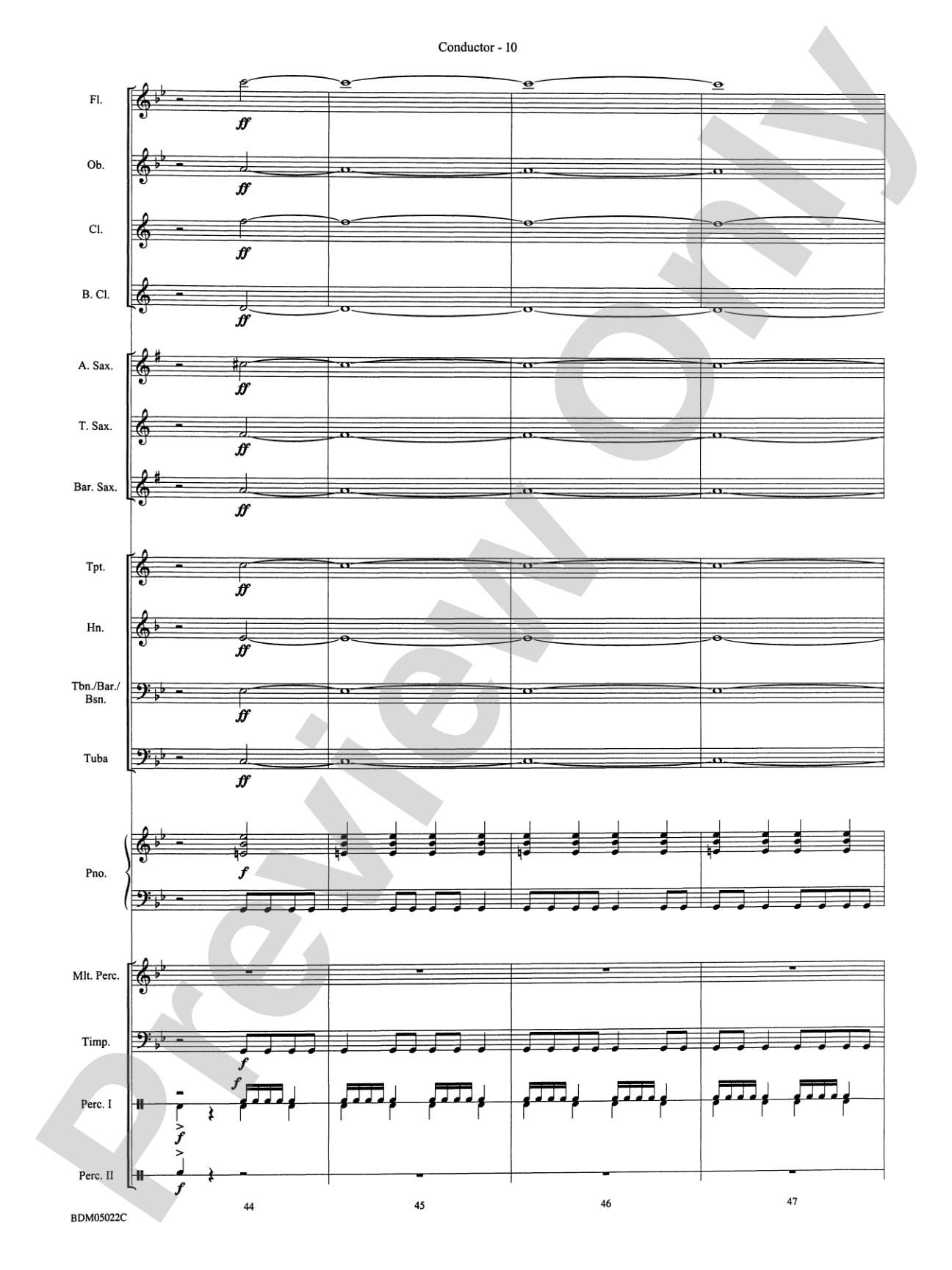 Belwin Beginning Band Kit #1: Concert Band Conductor Score & Parts