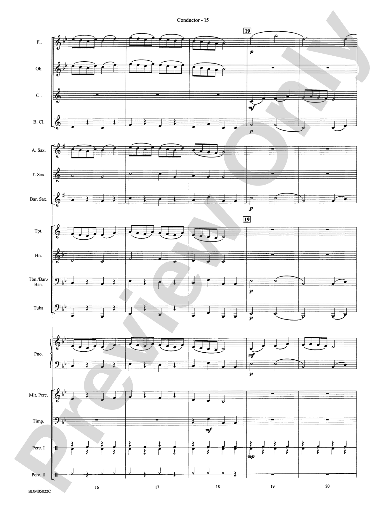 Belwin Beginning Band Kit #1: Concert Band Conductor Score & Parts