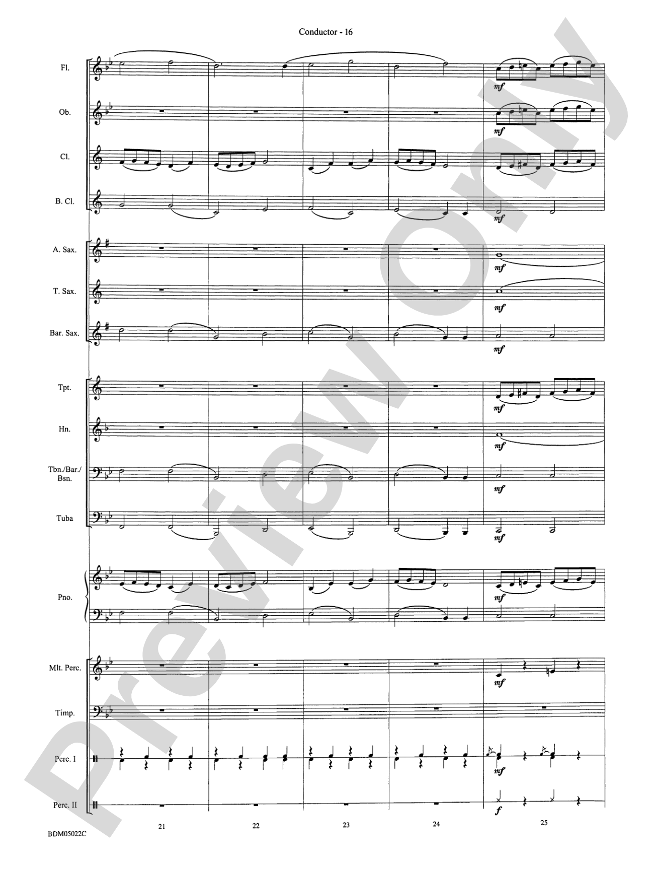 Belwin Beginning Band Kit #1: Concert Band Conductor Score & Parts