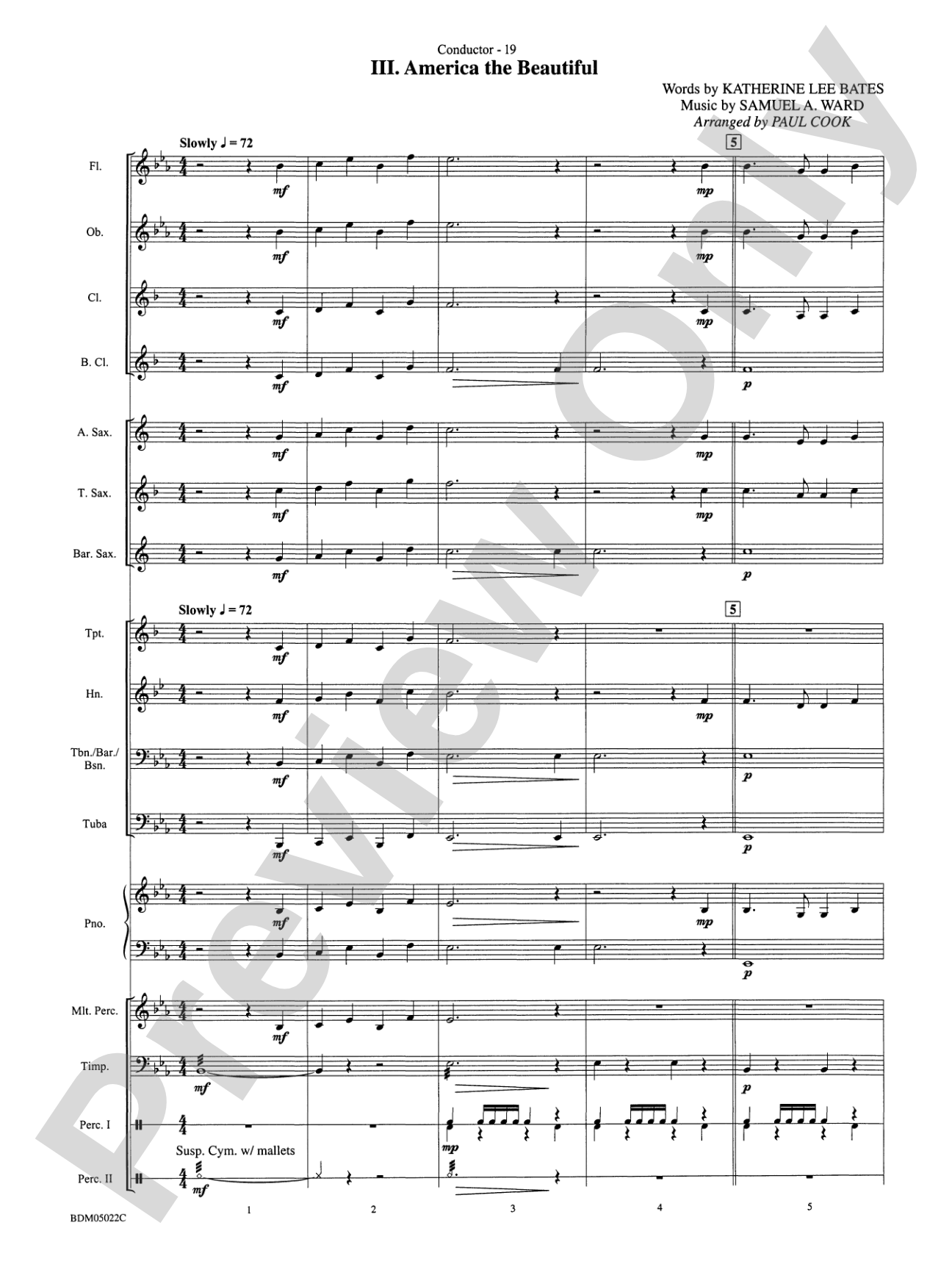 Belwin Beginning Band Kit #1: Concert Band Conductor Score & Parts