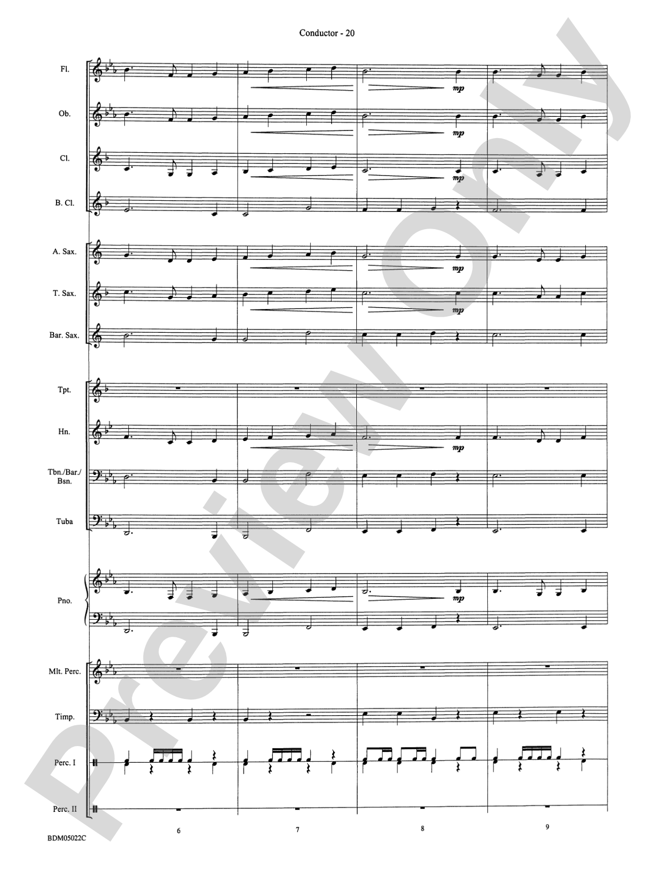 Belwin Beginning Band Kit #1: Concert Band Conductor Score & Parts