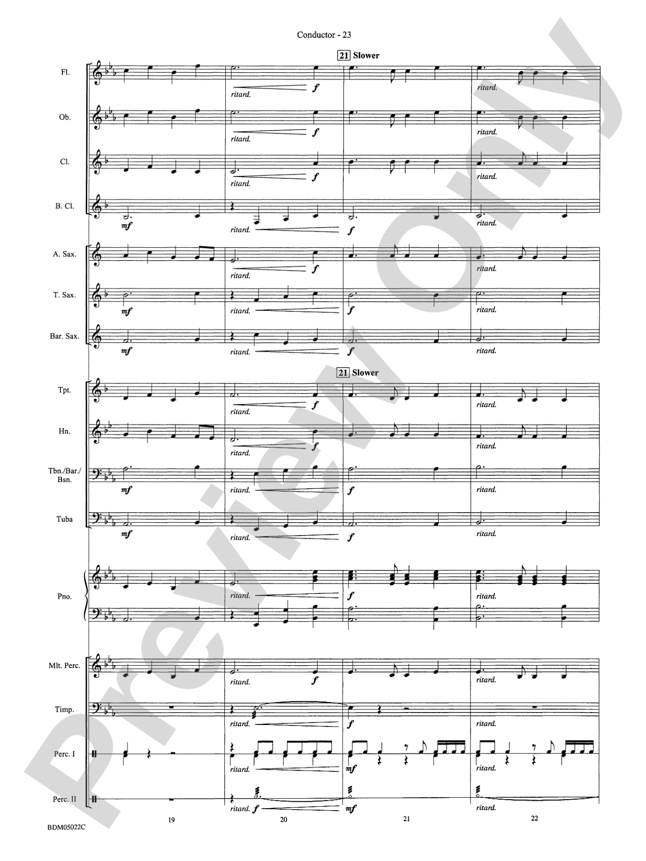 Belwin Beginning Band Kit #1: Concert Band Conductor Score & Parts