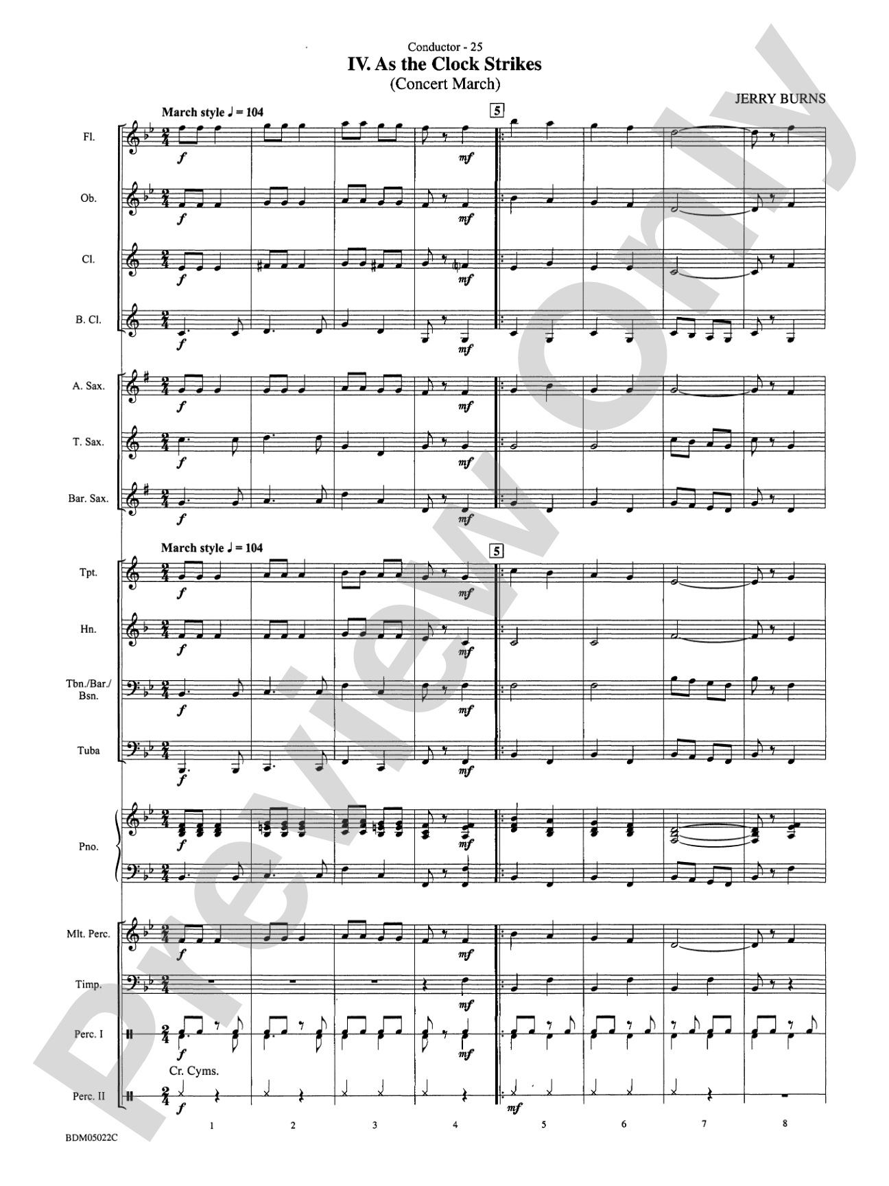 Belwin Beginning Band Kit #1: Concert Band Conductor Score & Parts