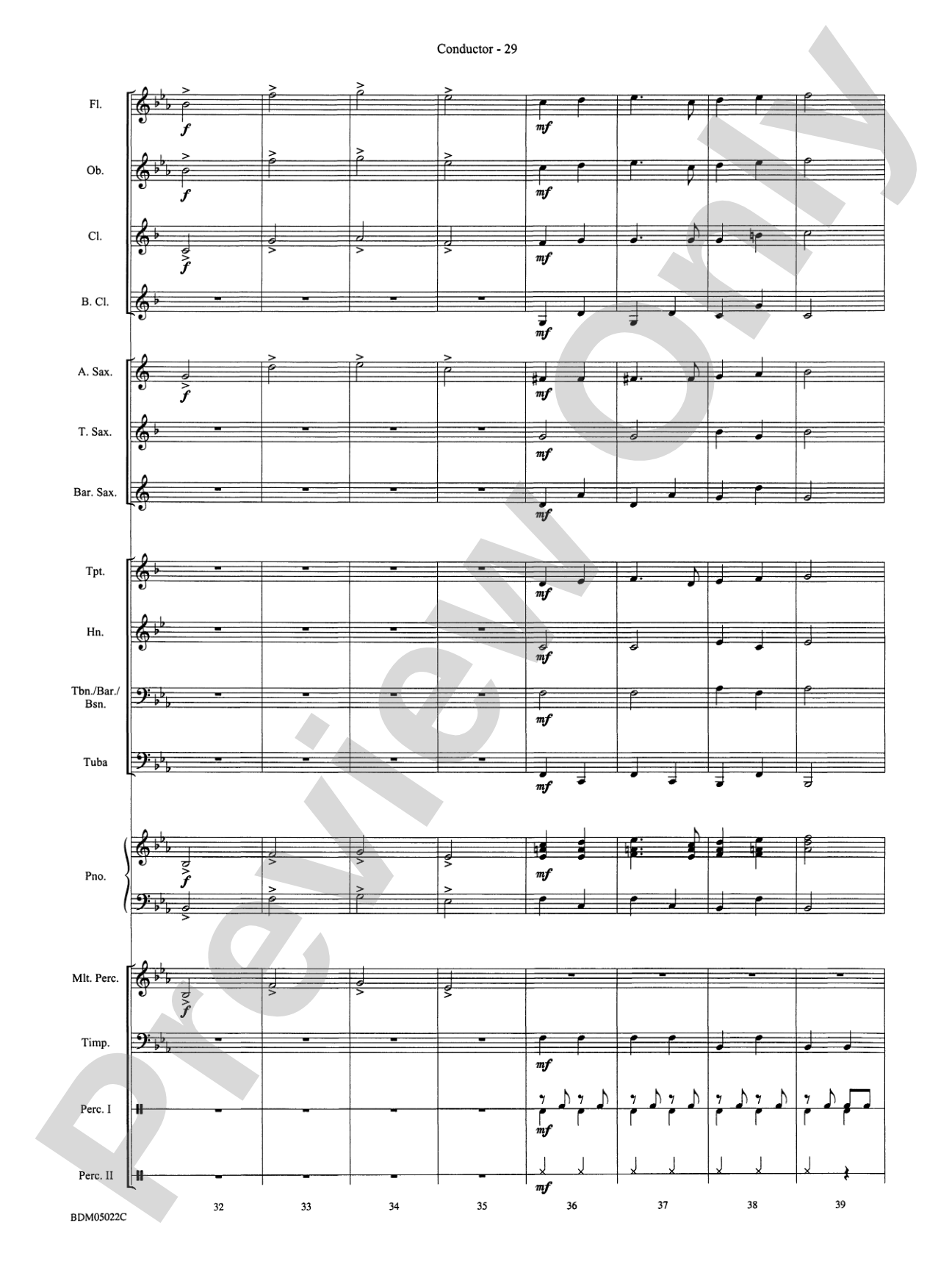 Belwin Beginning Band Kit #1: Concert Band Conductor Score & Parts