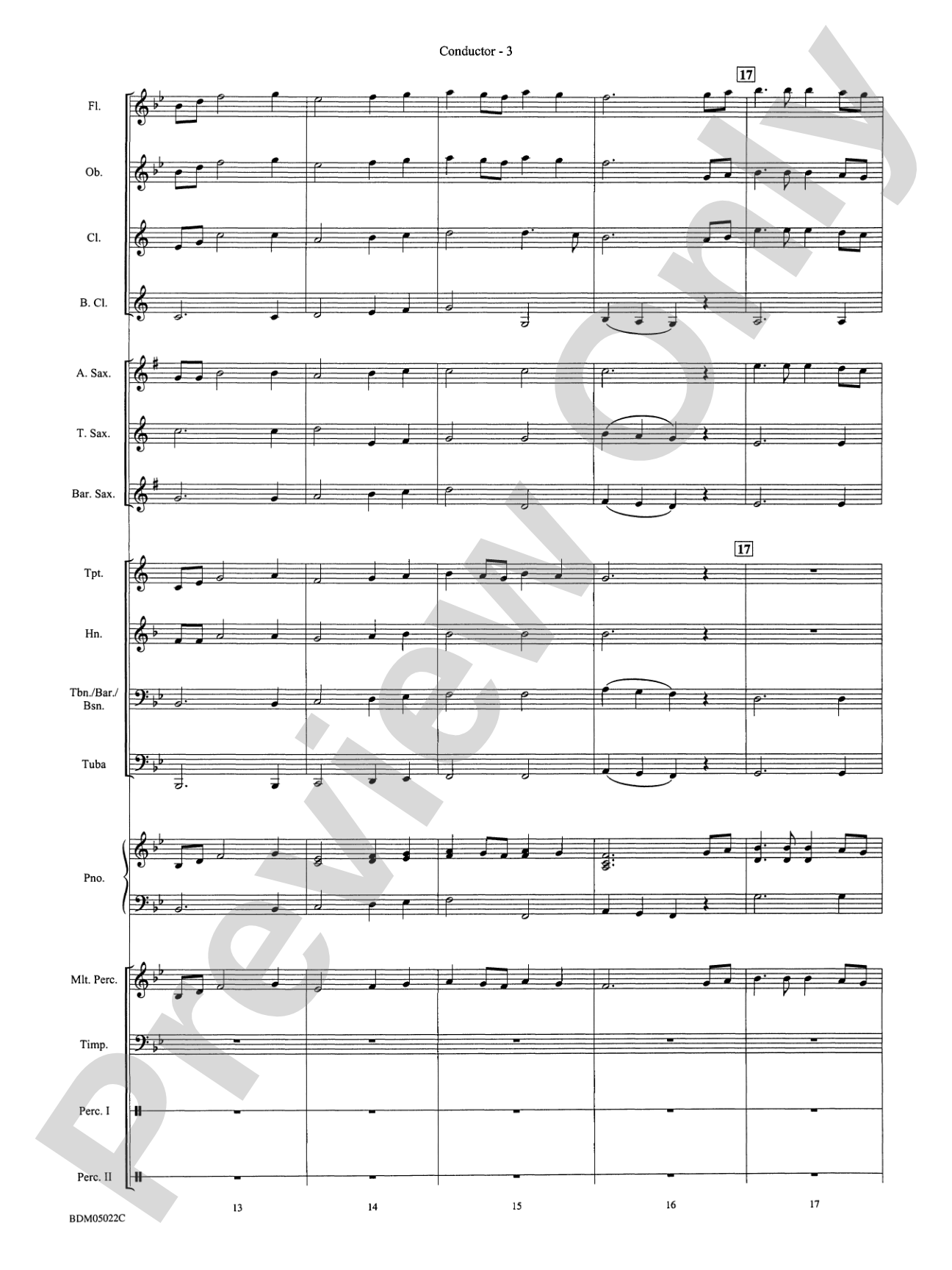 Belwin Beginning Band Kit #1: Concert Band Conductor Score & Parts