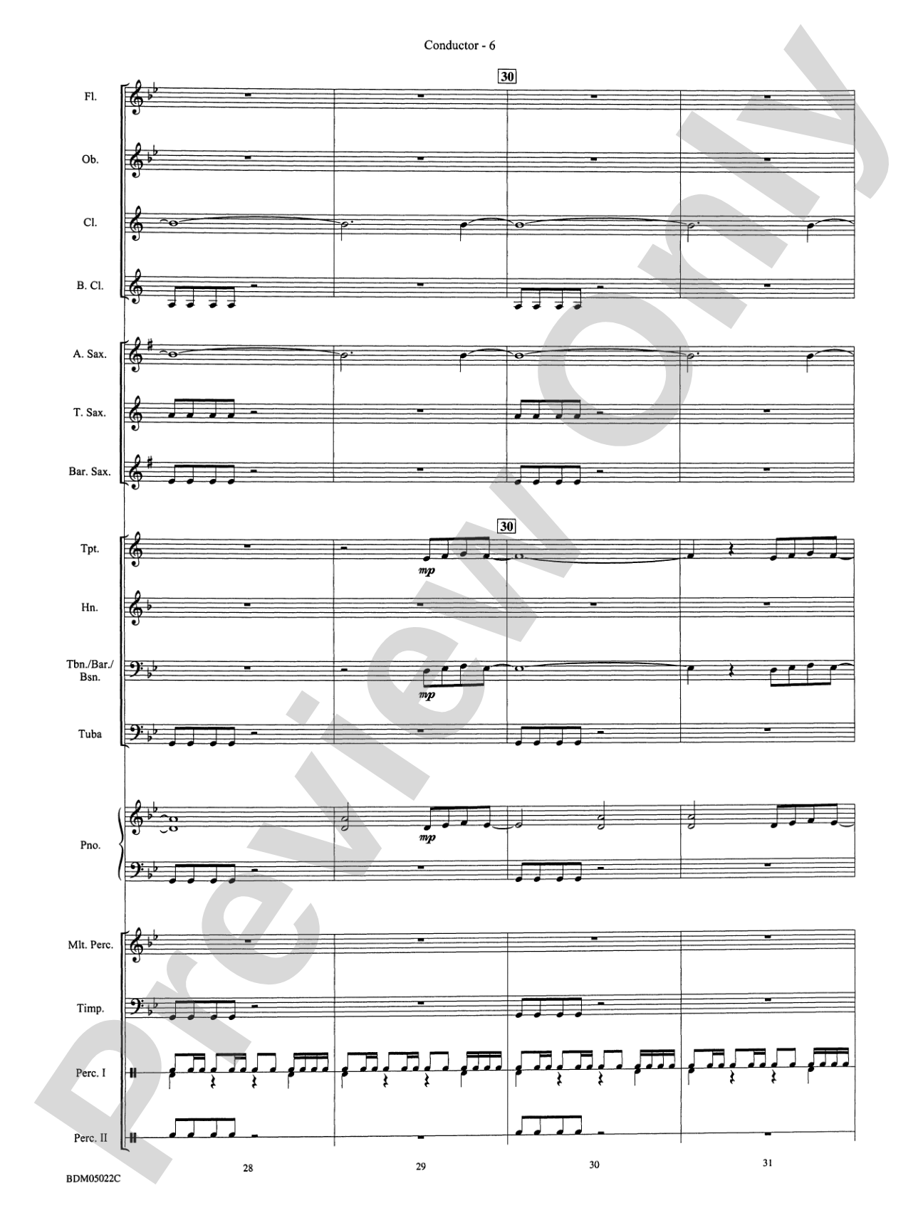 Belwin Beginning Band Kit #1: Concert Band Conductor Score & Parts