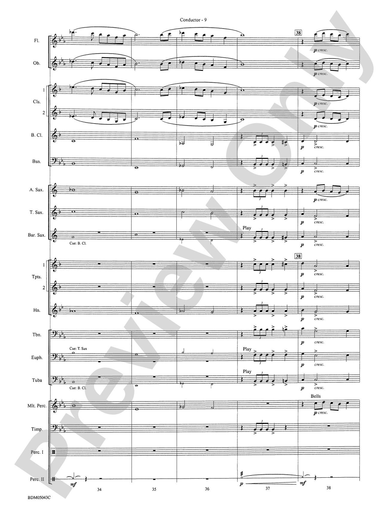Abaco Overture: Concert Band Conductor Score & Parts