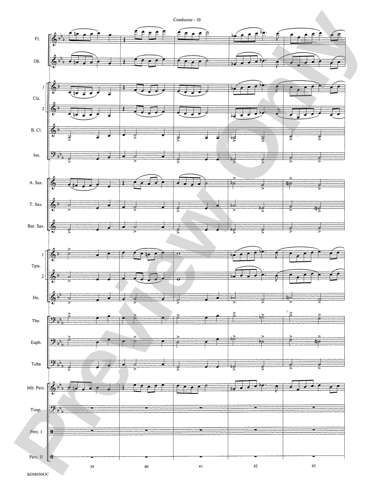 Abaco Overture: Concert Band Conductor Score & Parts