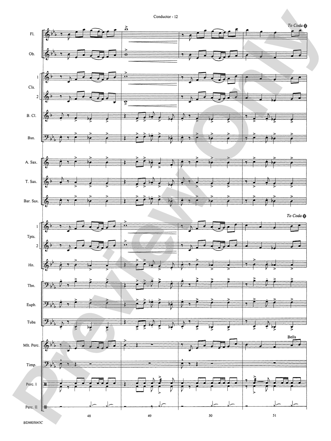 Abaco Overture: Concert Band Conductor Score & Parts