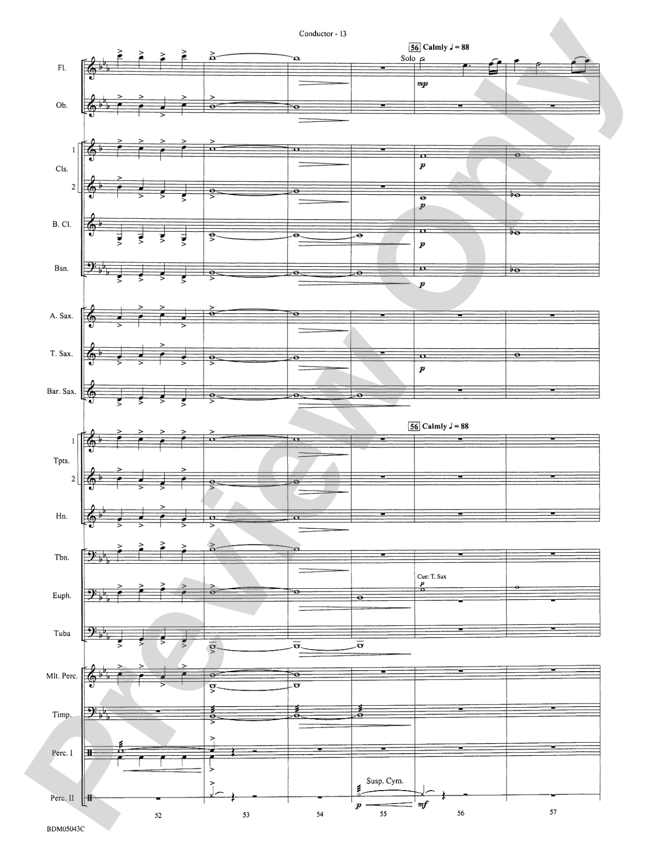 Abaco Overture: Concert Band Conductor Score & Parts