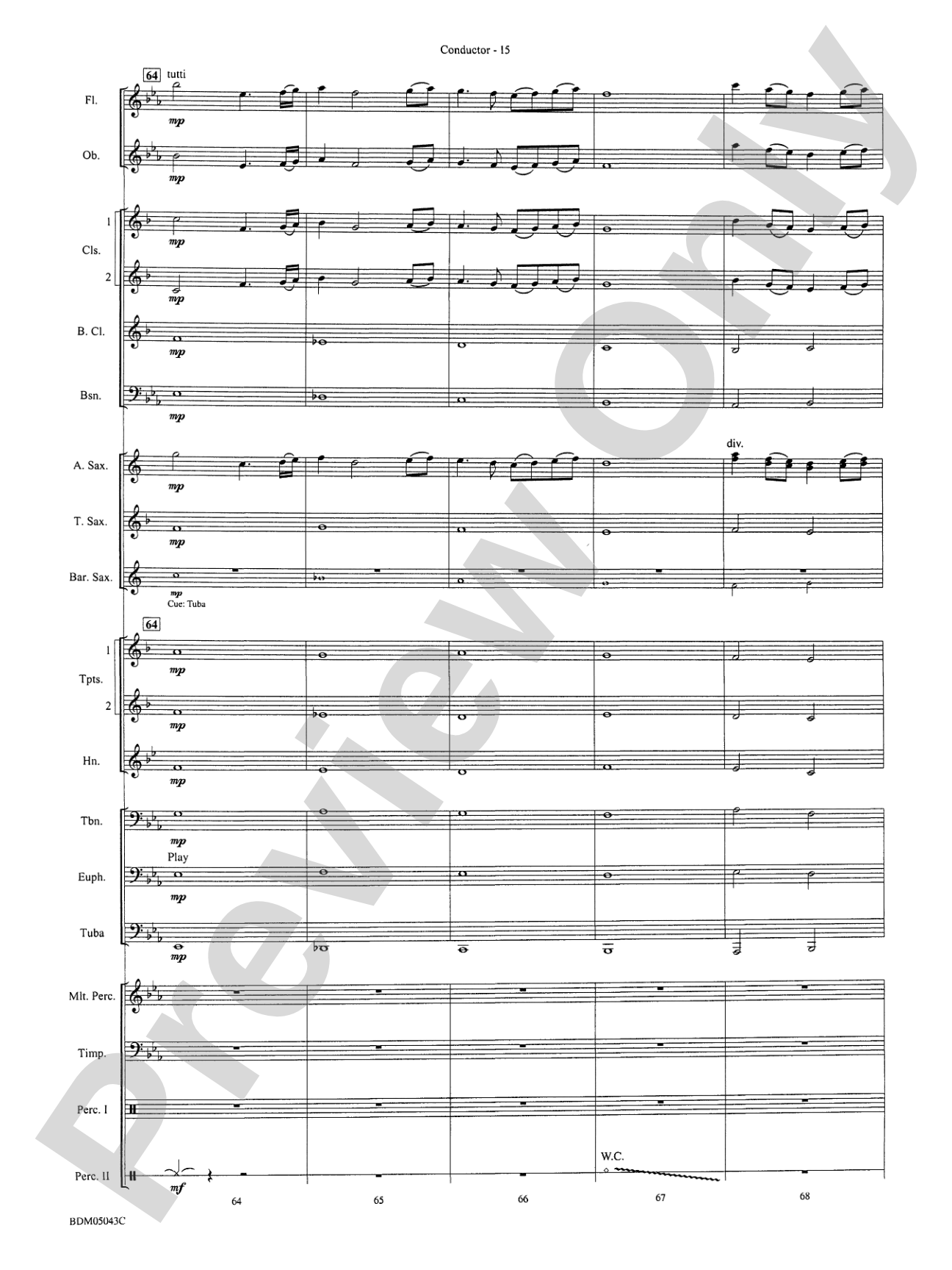 Abaco Overture: Concert Band Conductor Score & Parts