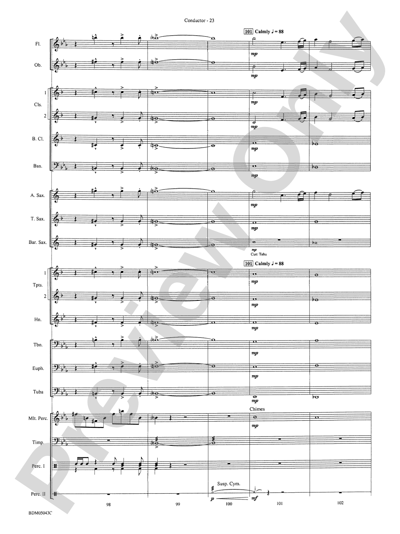 Abaco Overture: Concert Band Conductor Score & Parts
