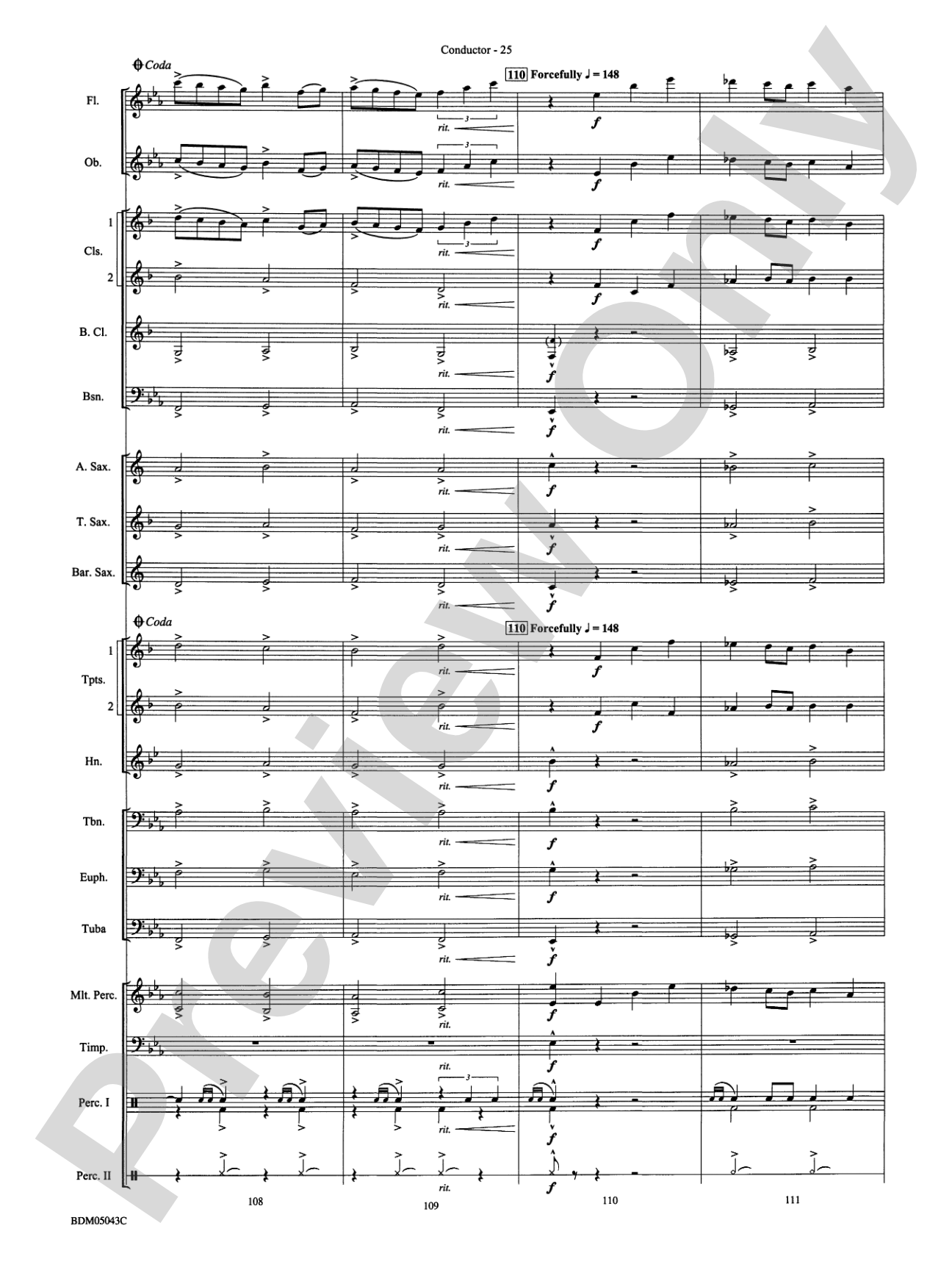 Abaco Overture: Concert Band Conductor Score & Parts