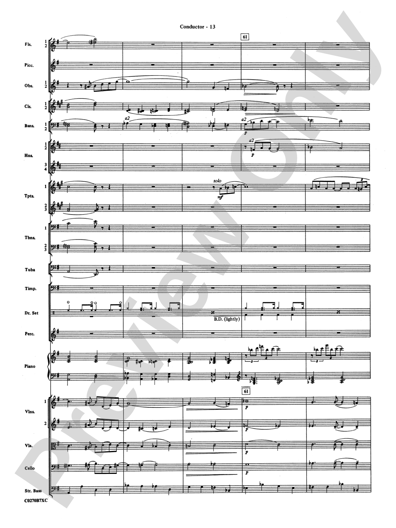 Duke Ellington: Full Orchestra Conductor Score & Parts