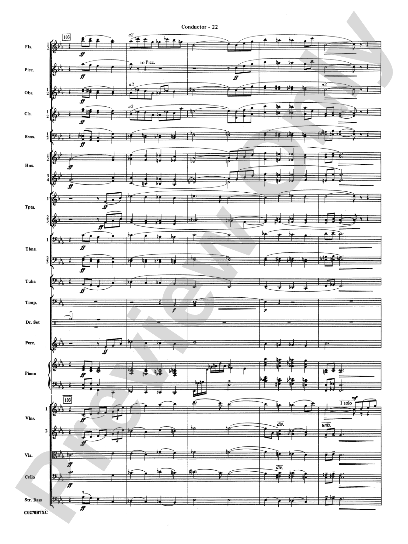 Duke Ellington: Full Orchestra Conductor Score & Parts