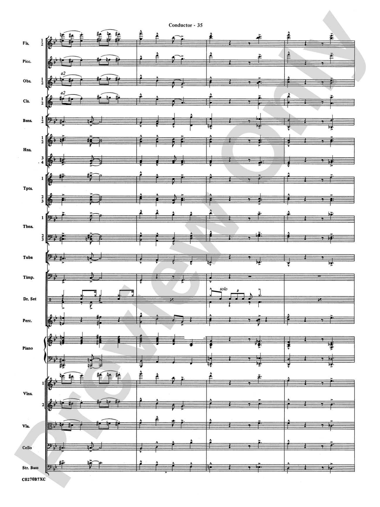 Duke Ellington: Full Orchestra Conductor Score & Parts