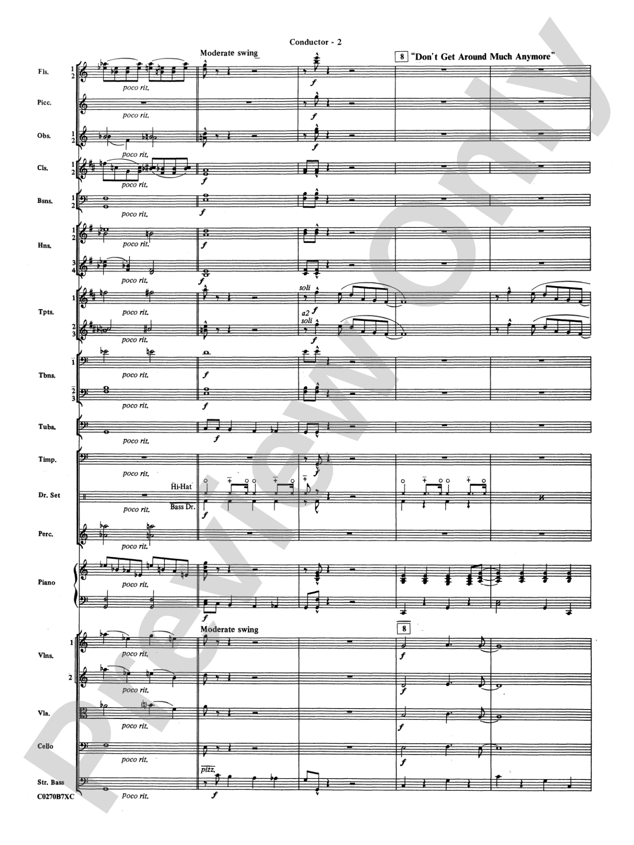 Duke Ellington: Full Orchestra Conductor Score & Parts