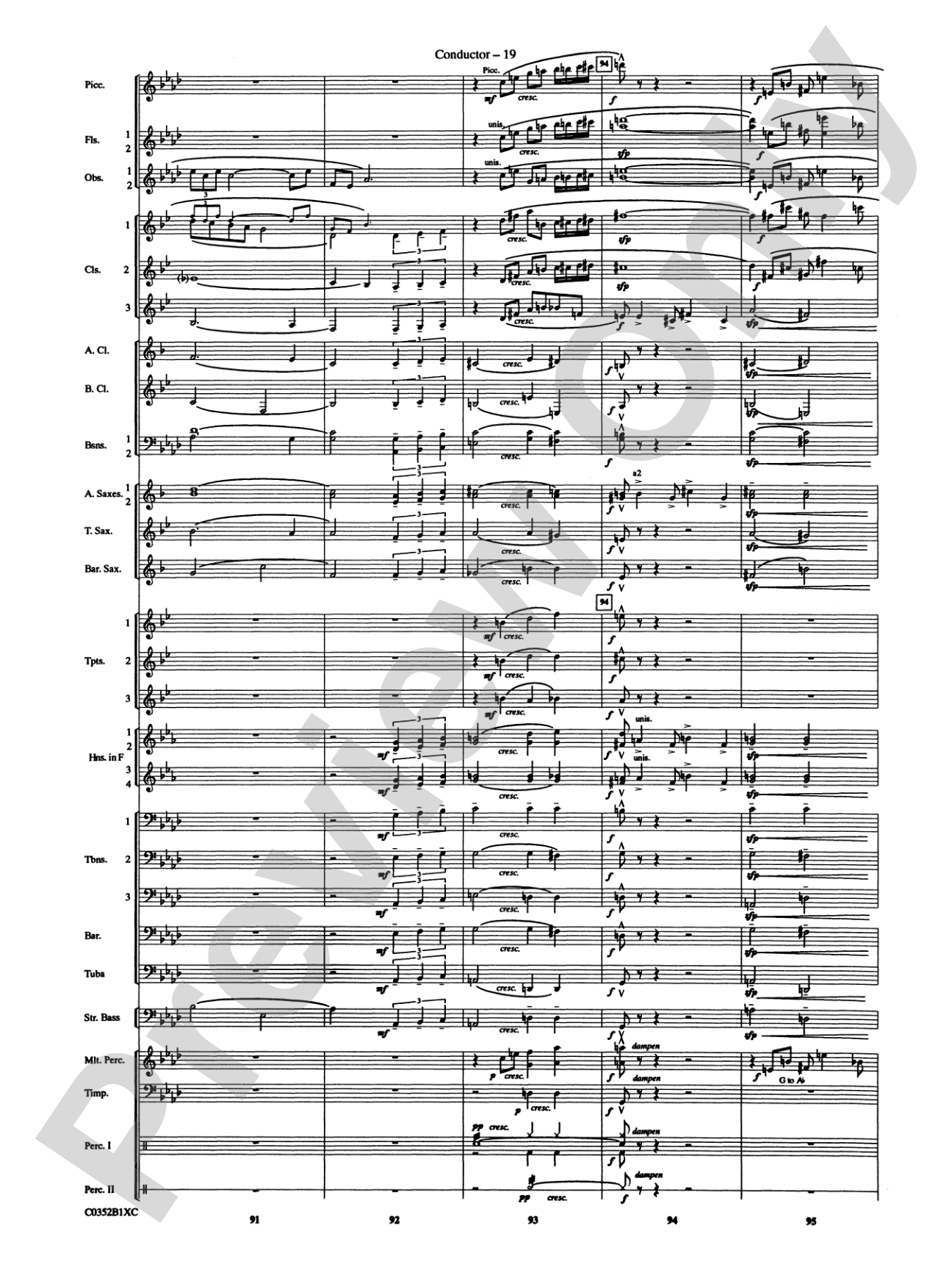 Duke Ellington! (Medley for Concert Band): Concert Band Conductor Score & Parts
