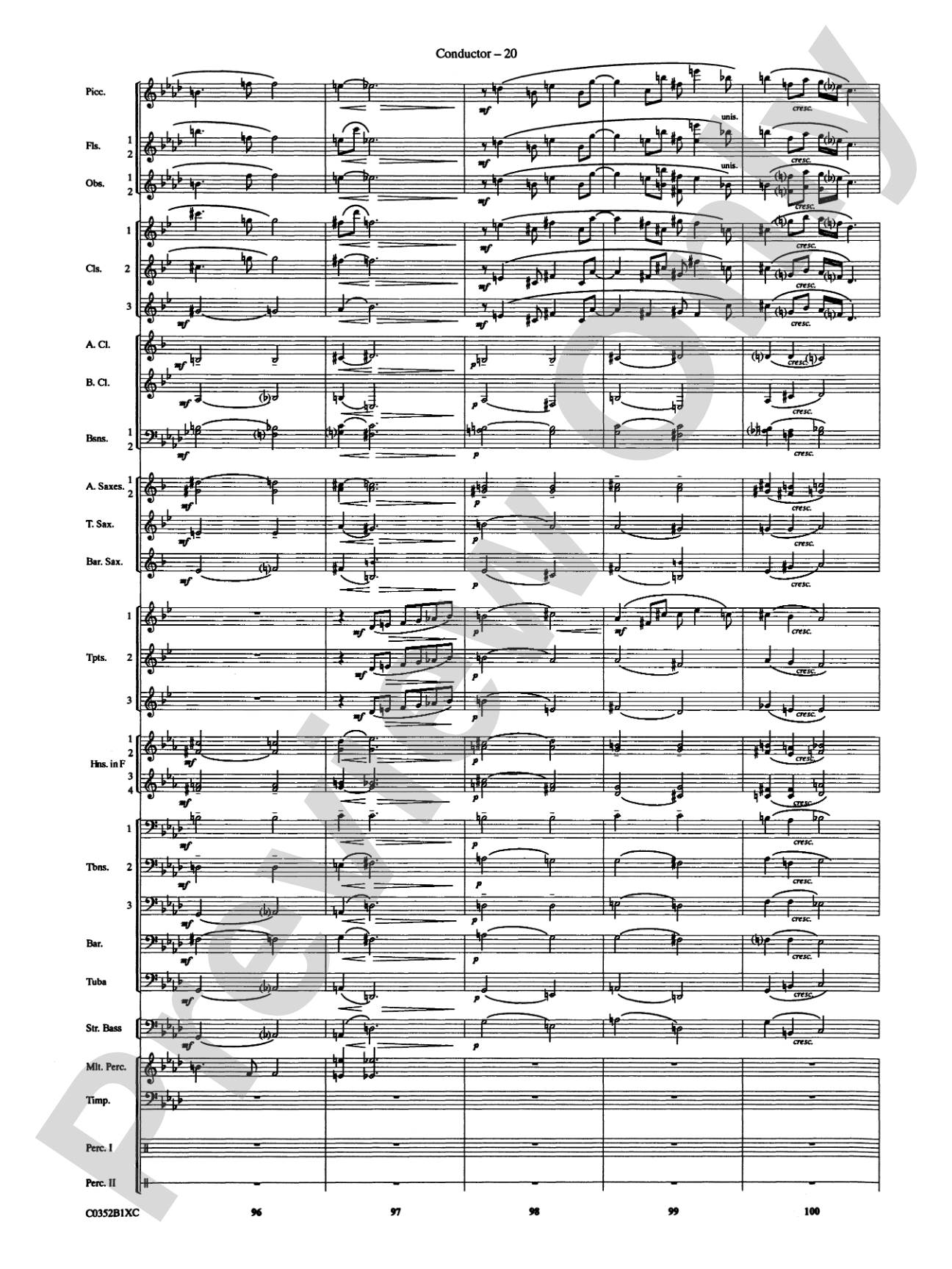 Duke Ellington! (Medley for Concert Band): Concert Band Conductor Score & Parts
