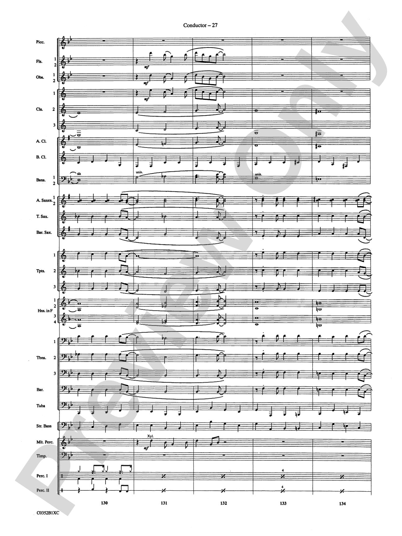 Duke Ellington! (Medley for Concert Band): Concert Band Conductor Score & Parts