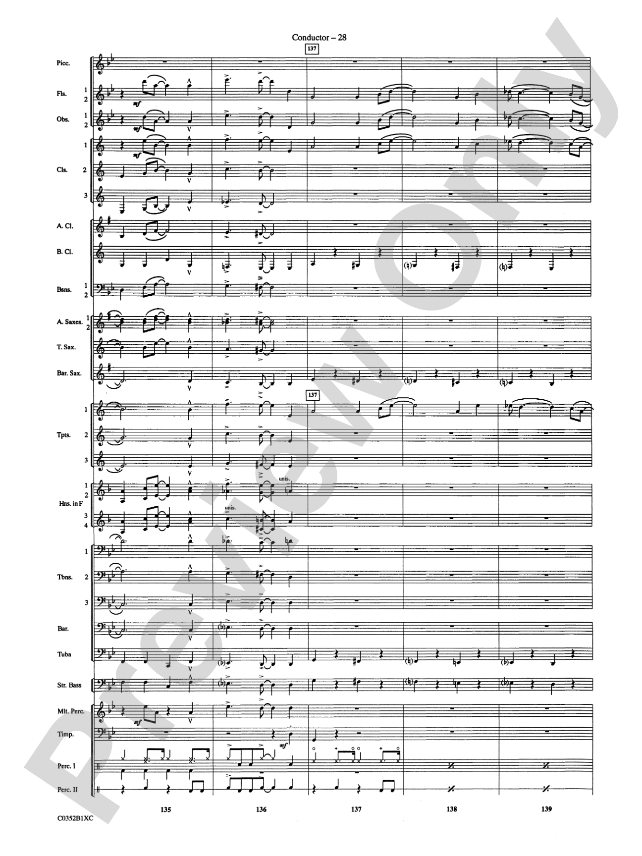 Duke Ellington! (Medley for Concert Band): Concert Band Conductor Score & Parts