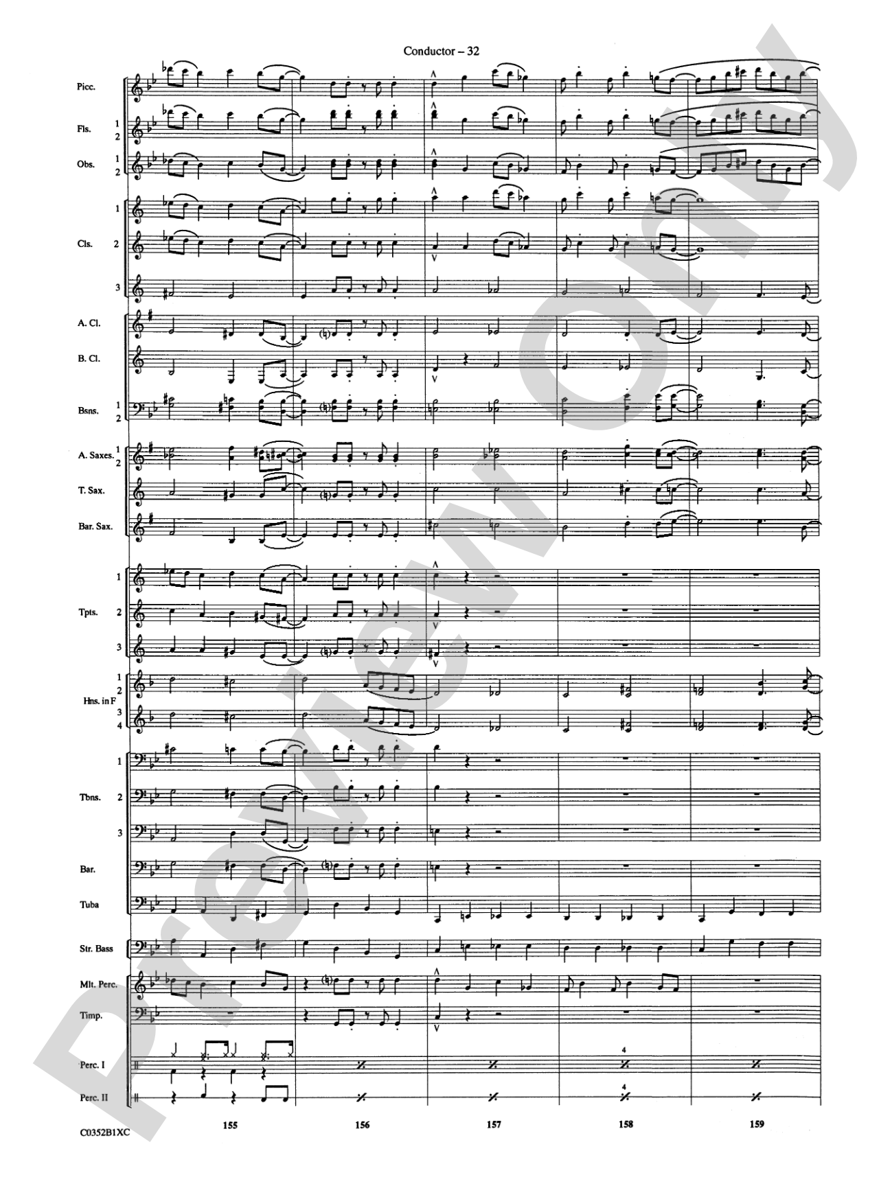 Duke Ellington! (Medley for Concert Band): Concert Band Conductor Score & Parts
