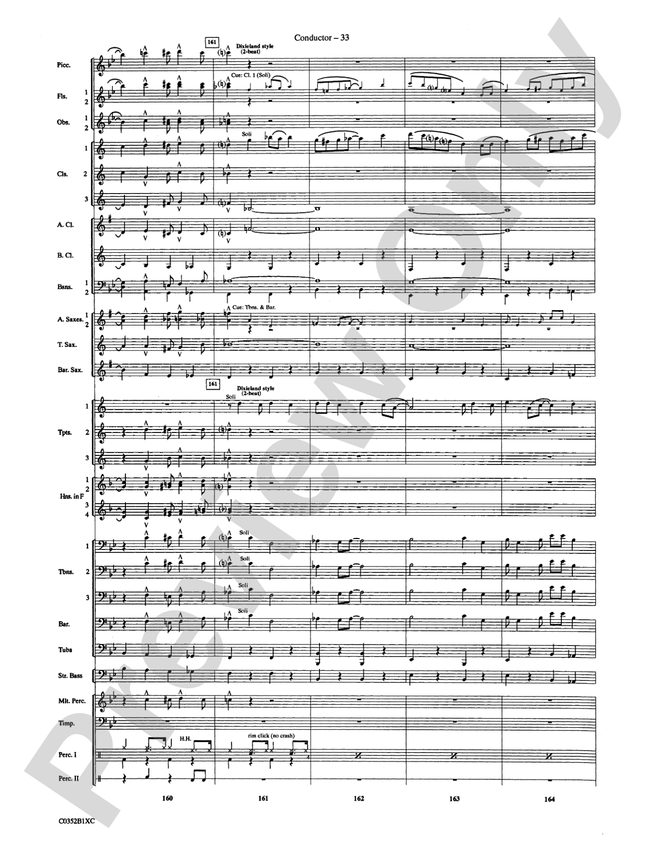 Duke Ellington! (Medley for Concert Band): Concert Band Conductor Score & Parts
