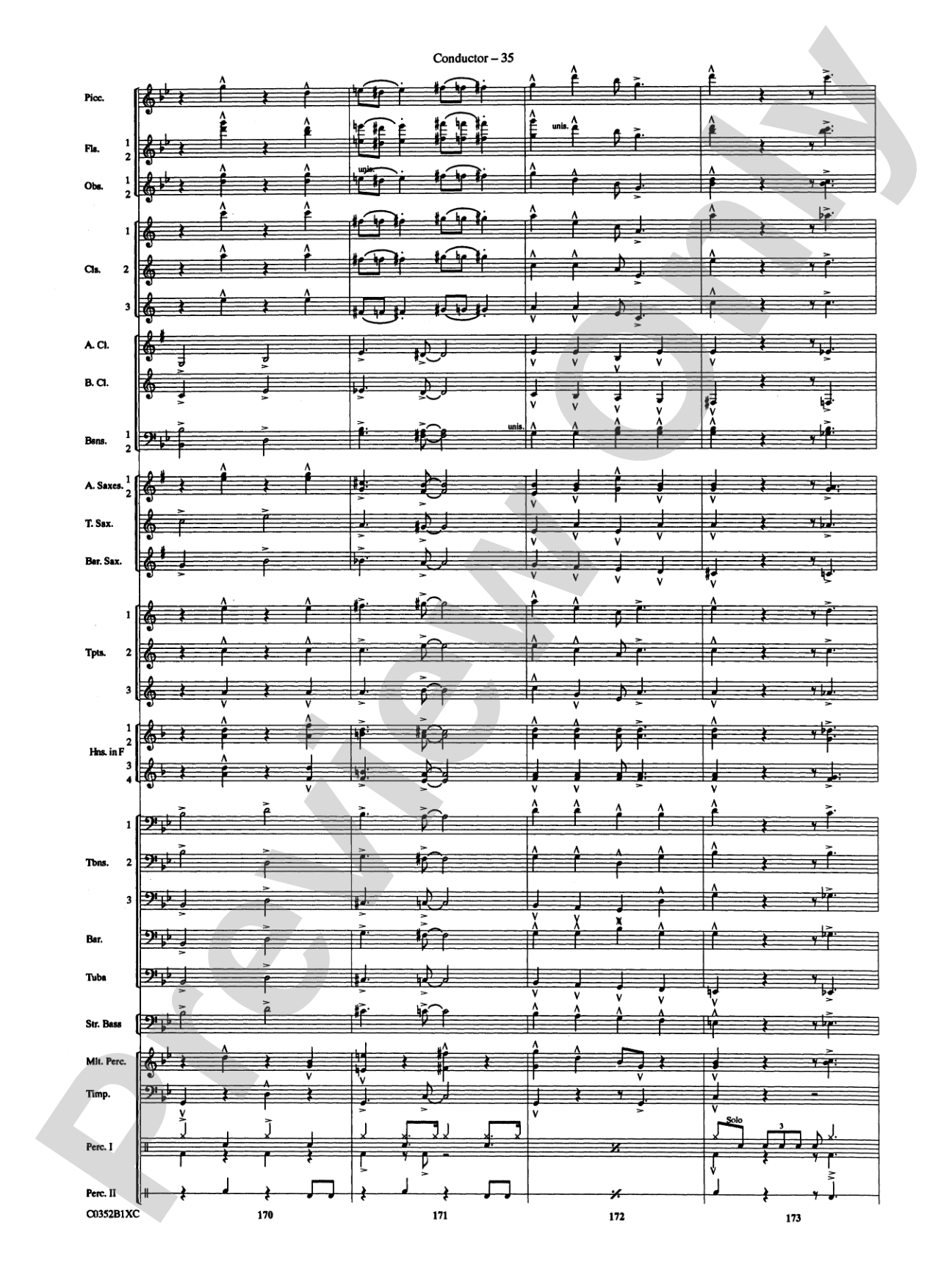 Duke Ellington! (Medley for Concert Band): Concert Band Conductor Score & Parts