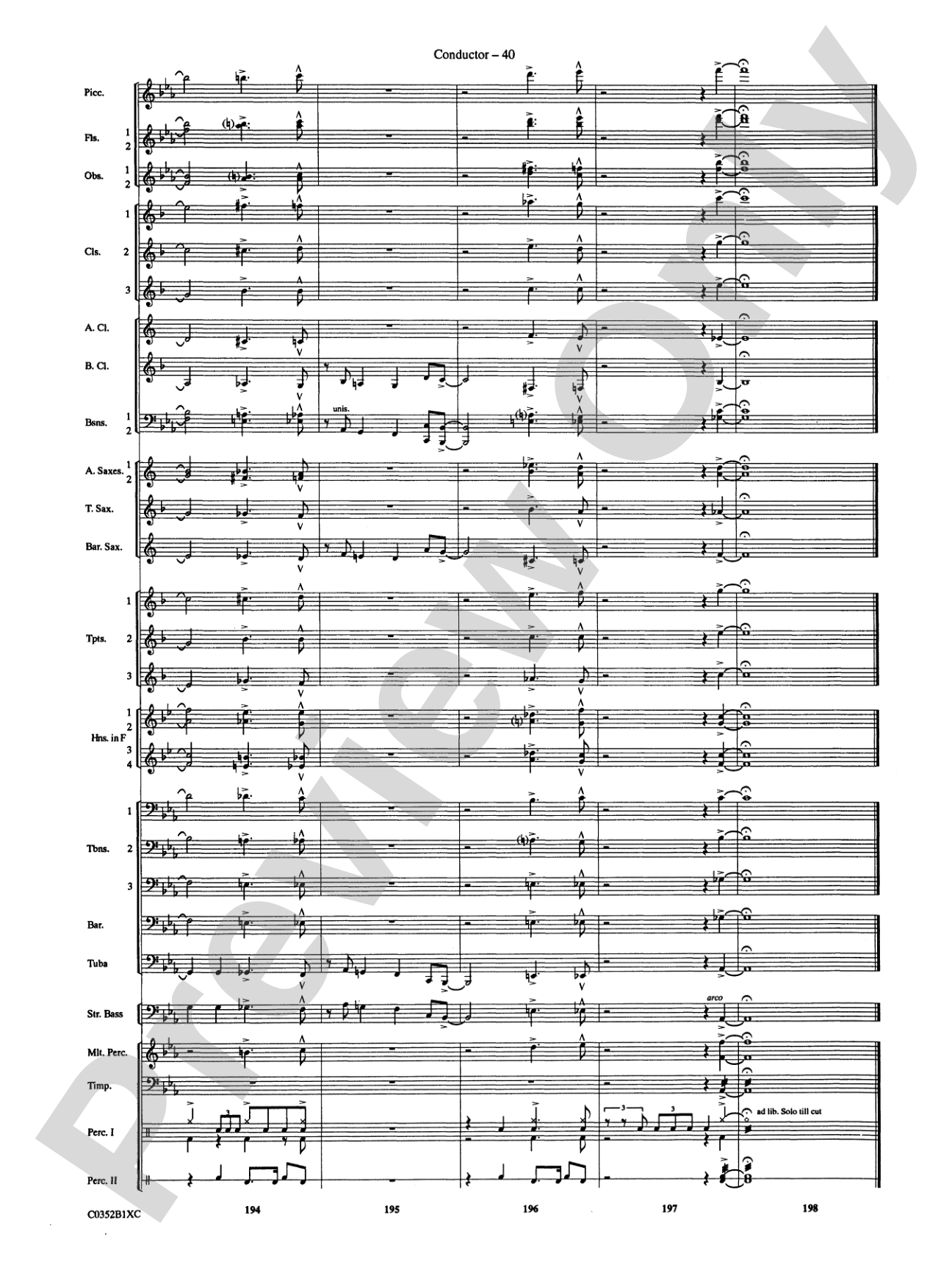 Duke Ellington! (Medley for Concert Band): Concert Band Conductor Score & Parts