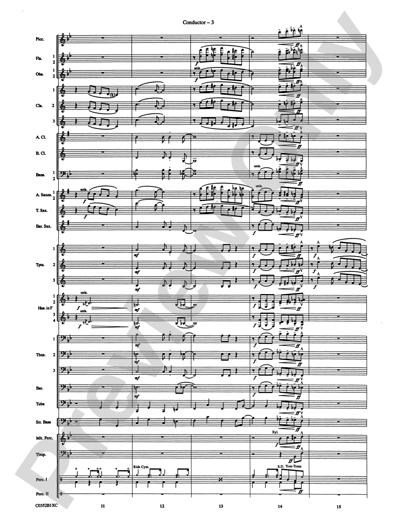 Duke Ellington! (Medley for Concert Band): Concert Band Conductor Score & Parts