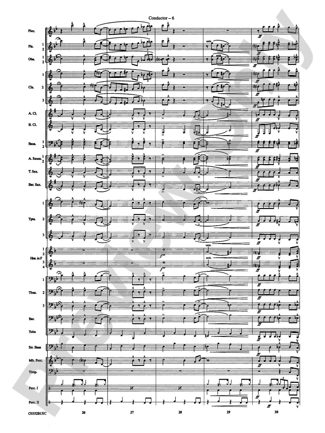 Duke Ellington! (Medley for Concert Band): Concert Band Conductor Score & Parts