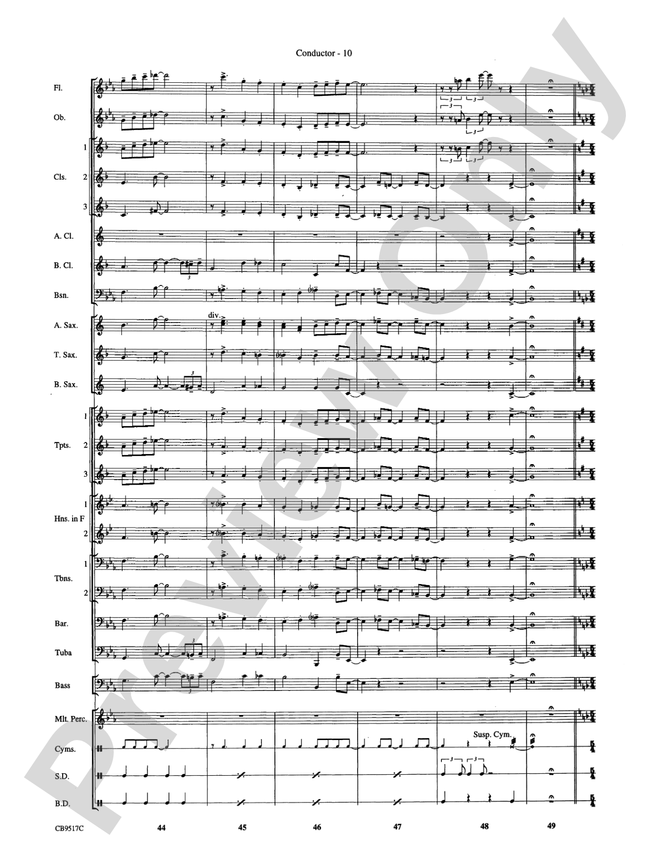A Touch of Jazz!: Concert Band Conductor Score & Parts