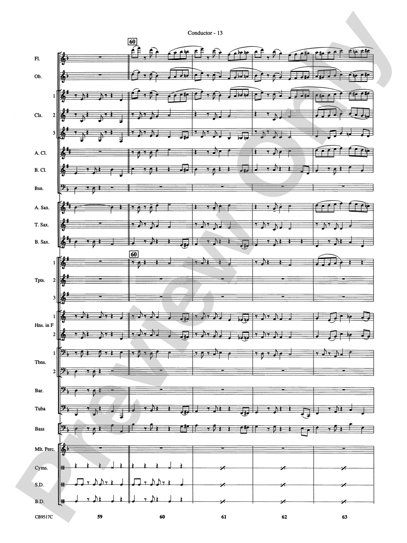 A Touch of Jazz!: Concert Band Conductor Score & Parts