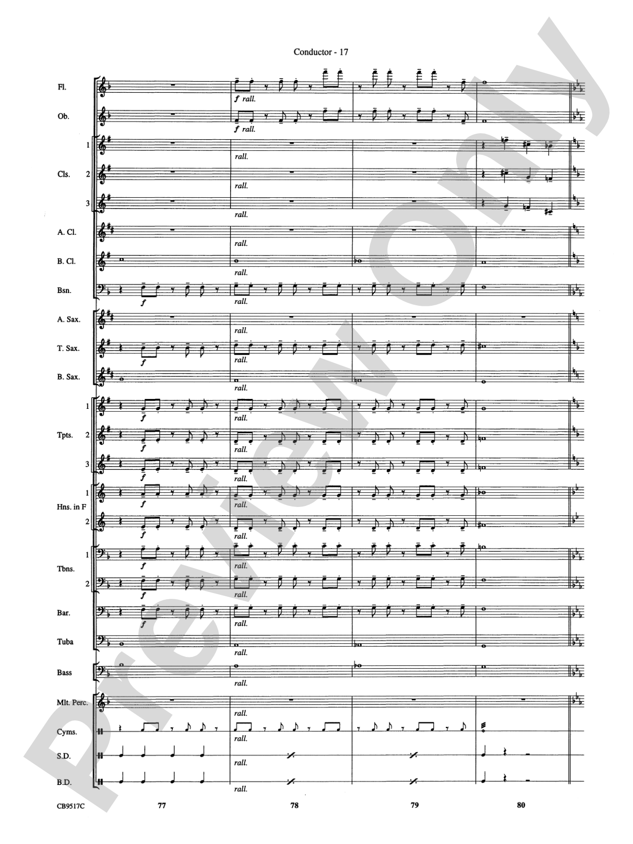 A Touch of Jazz!: Concert Band Conductor Score & Parts