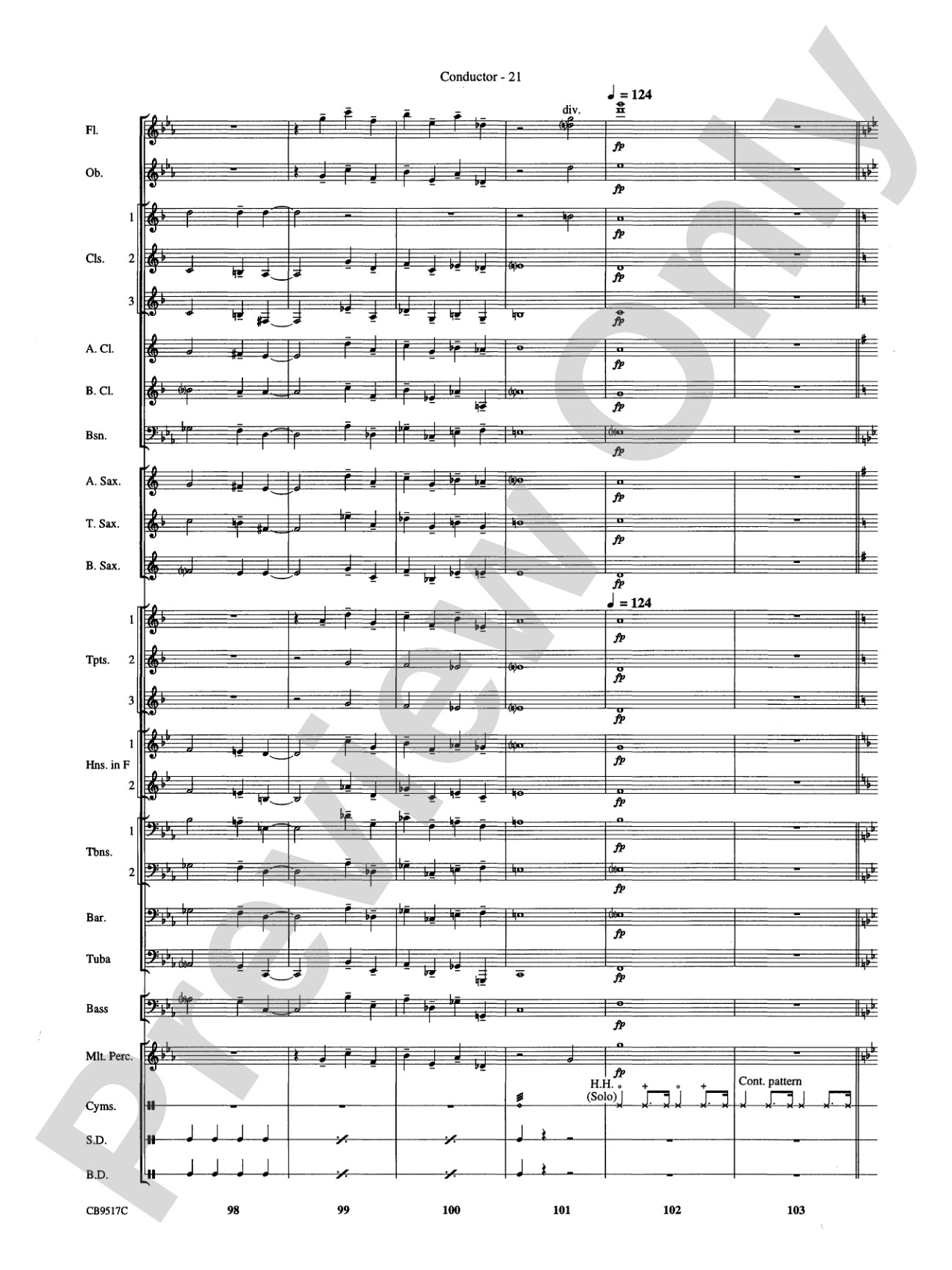 A Touch of Jazz!: Concert Band Conductor Score & Parts