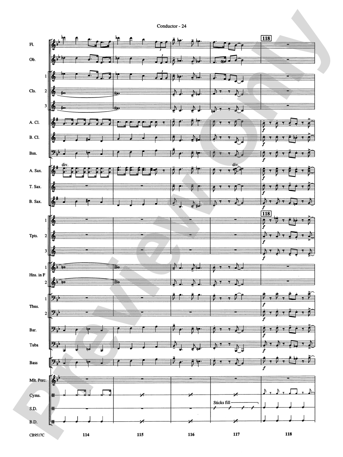 A Touch of Jazz!: Concert Band Conductor Score & Parts