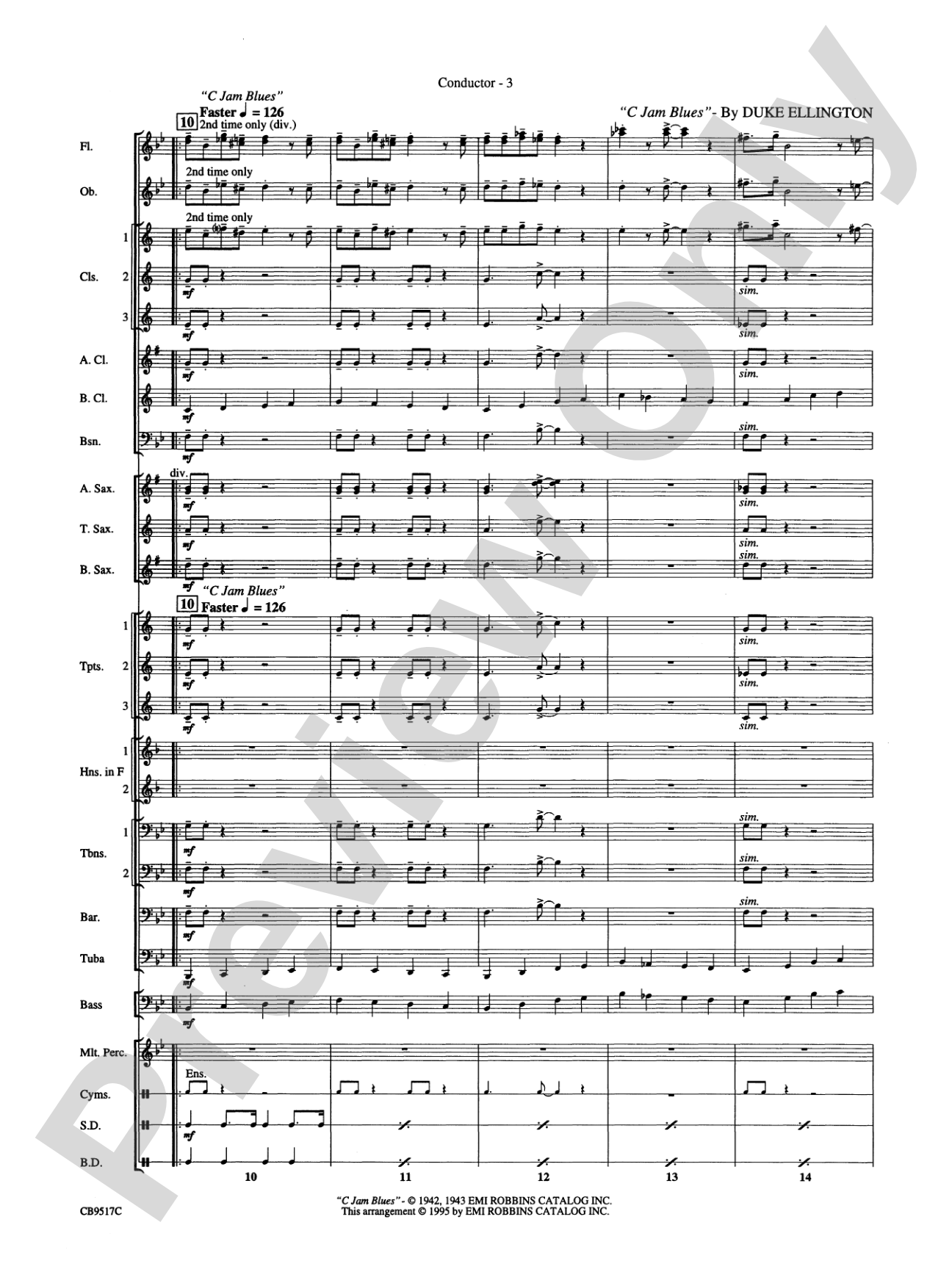 A Touch of Jazz!: Concert Band Conductor Score & Parts