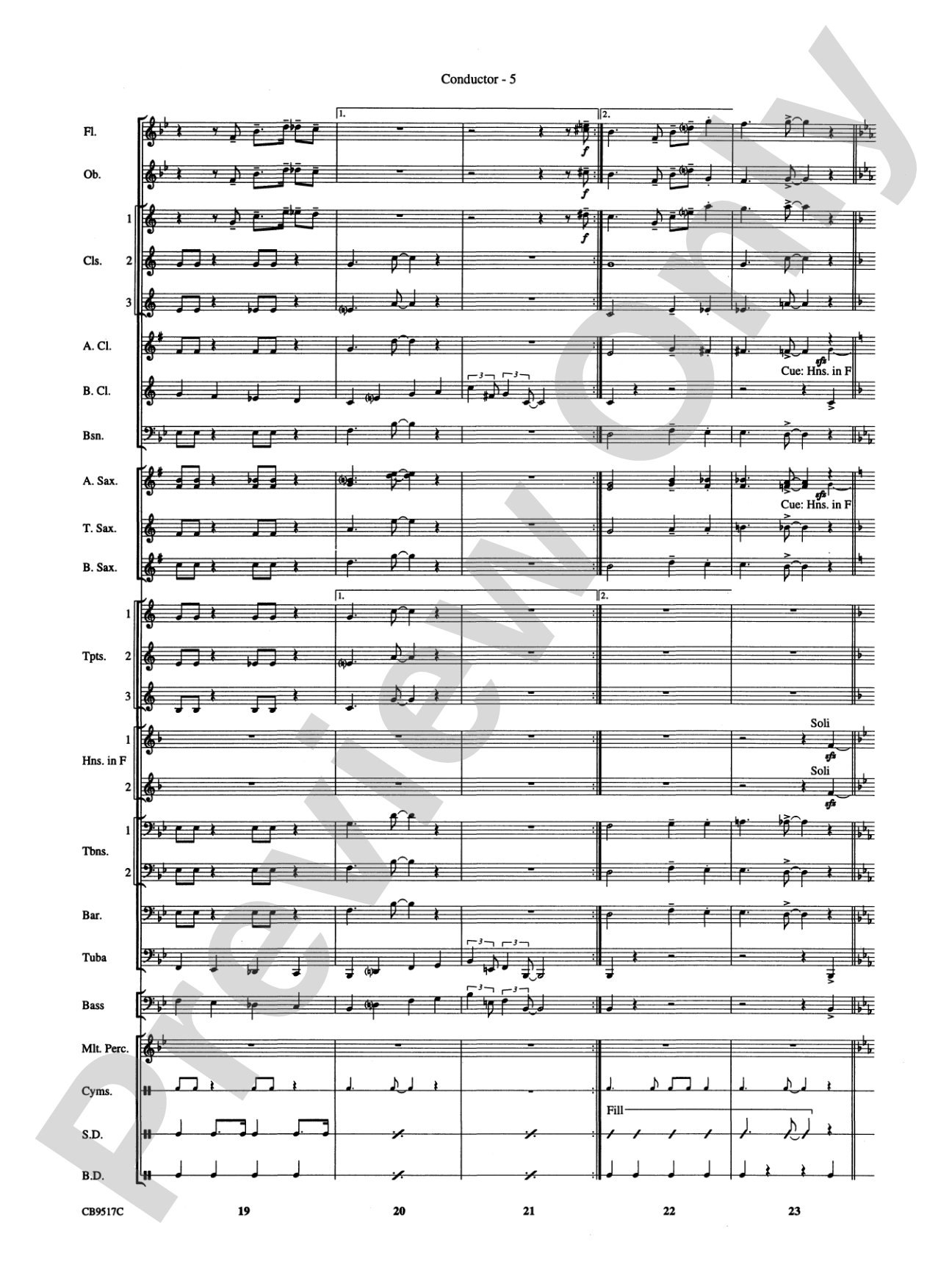 A Touch of Jazz!: Concert Band Conductor Score & Parts