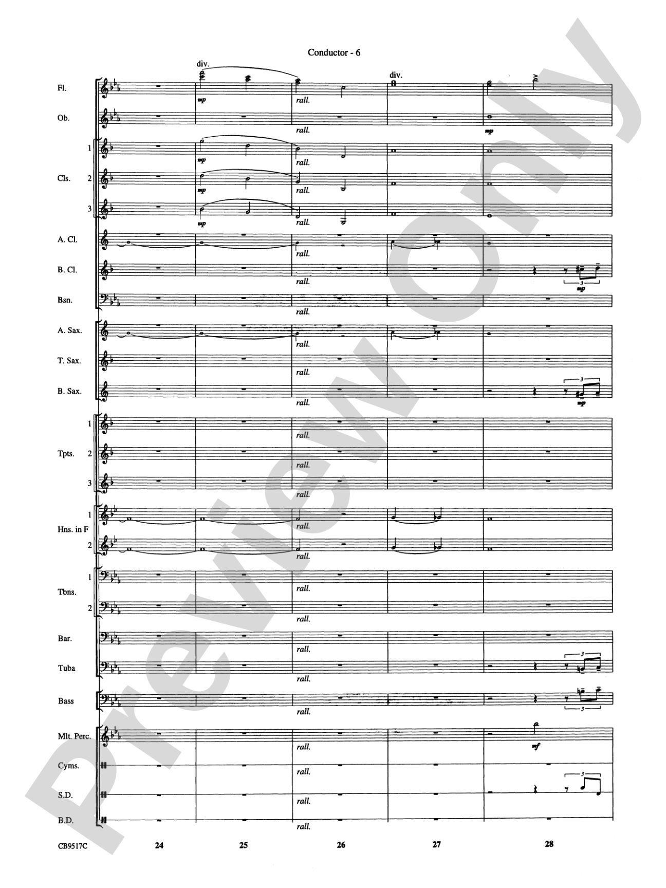 A Touch of Jazz!: Concert Band Conductor Score & Parts