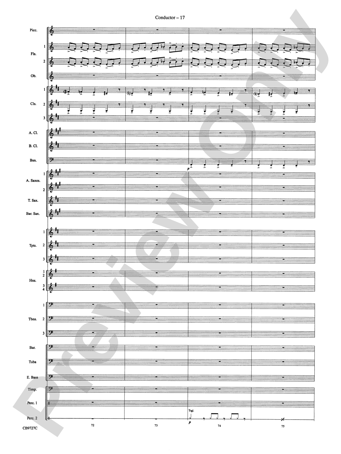 Dave Brubeck: It's About Time: Concert Band Conductor Score & Parts
