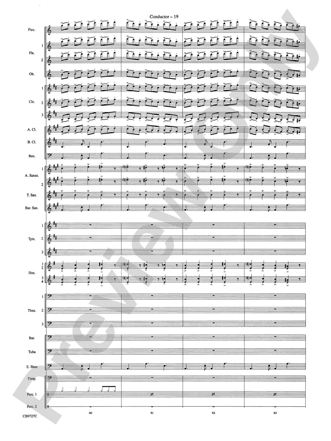 Dave Brubeck: It's About Time: Concert Band Conductor Score & Parts