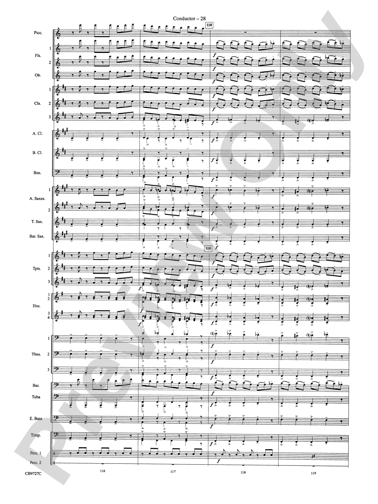 Dave Brubeck: It's About Time: Concert Band Conductor Score & Parts