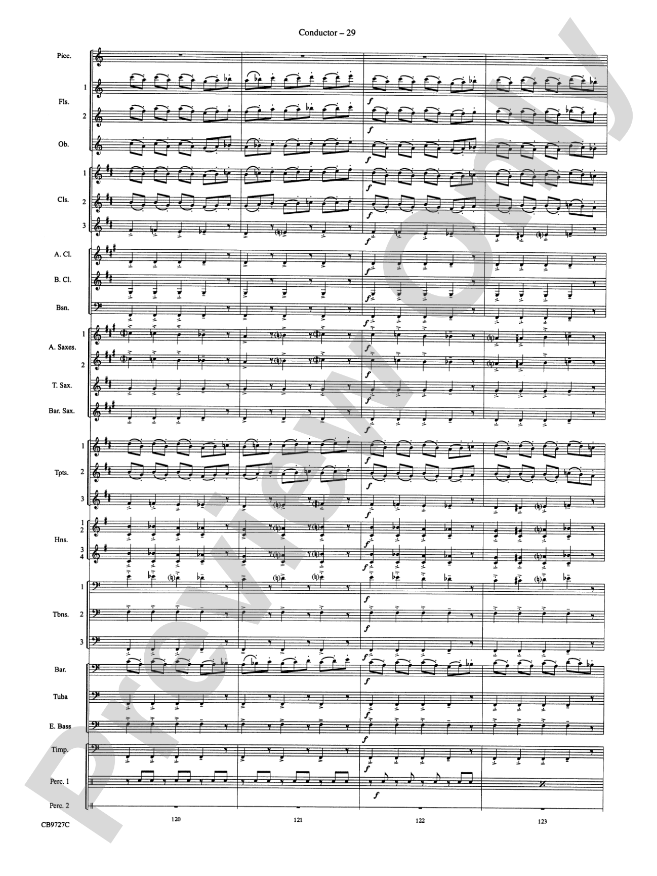 Dave Brubeck: It's About Time: Concert Band Conductor Score & Parts