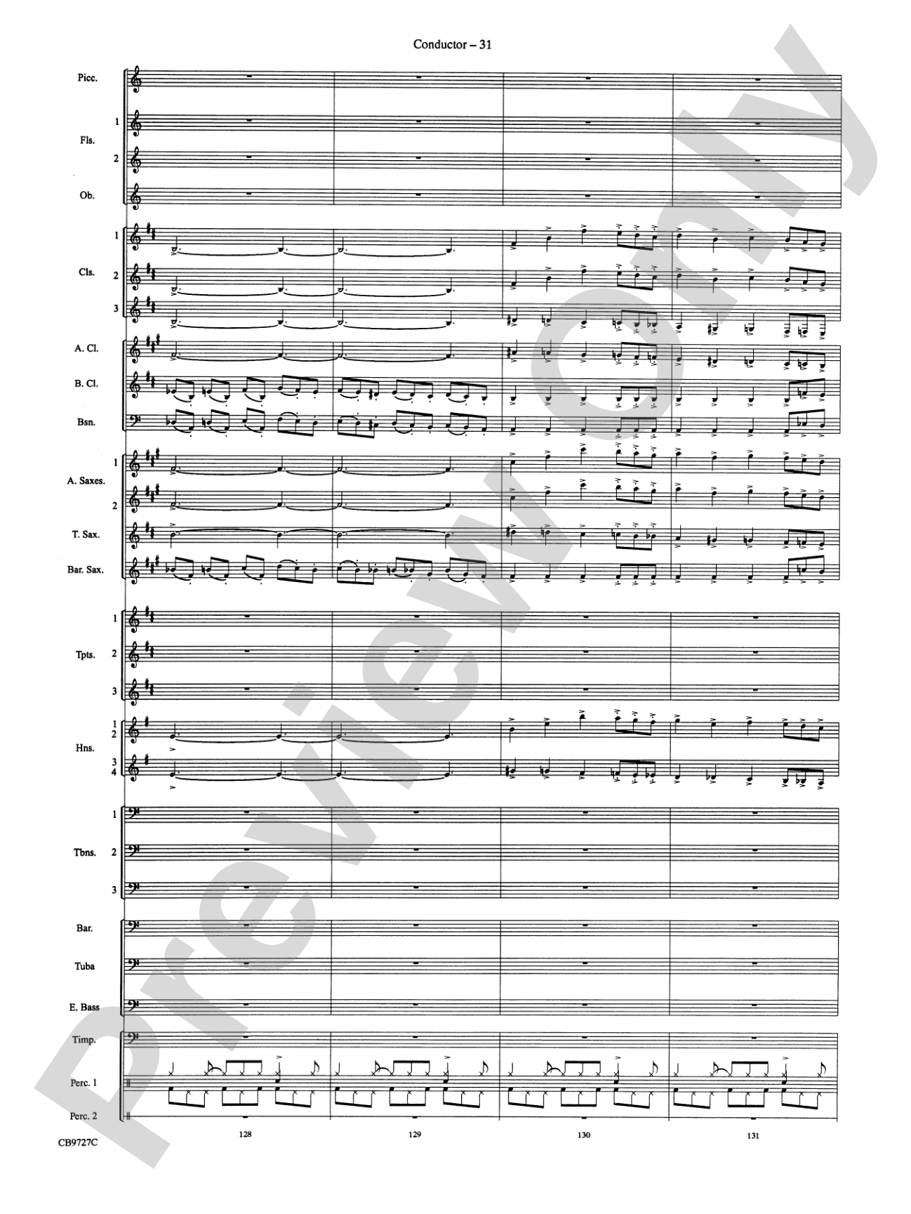 Dave Brubeck: It's About Time: Concert Band Conductor Score & Parts