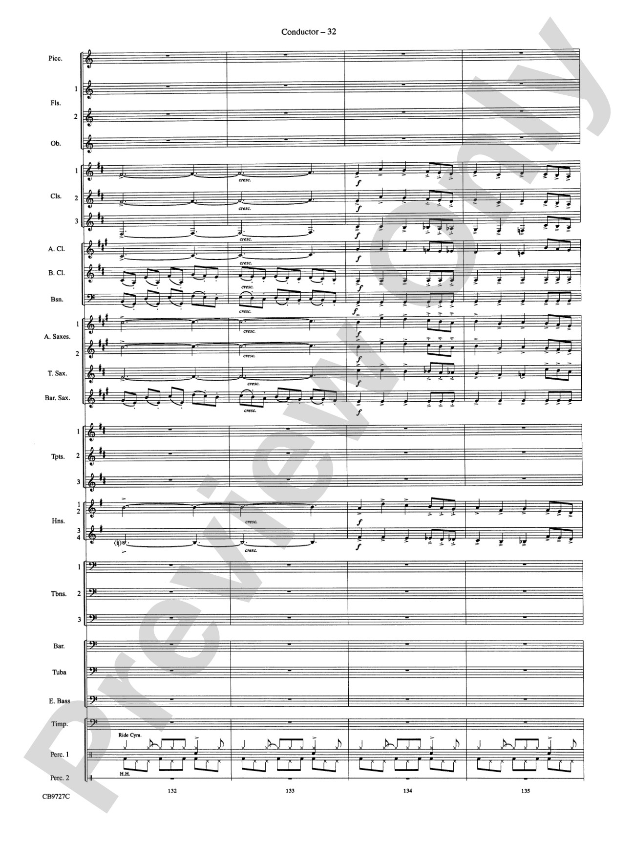 Dave Brubeck: It's About Time: Concert Band Conductor Score & Parts