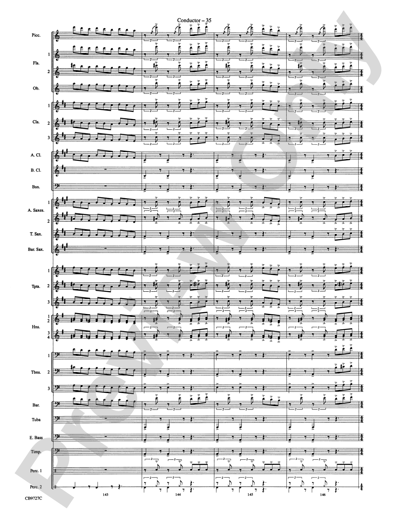 Dave Brubeck: It's About Time: Concert Band Conductor Score & Parts