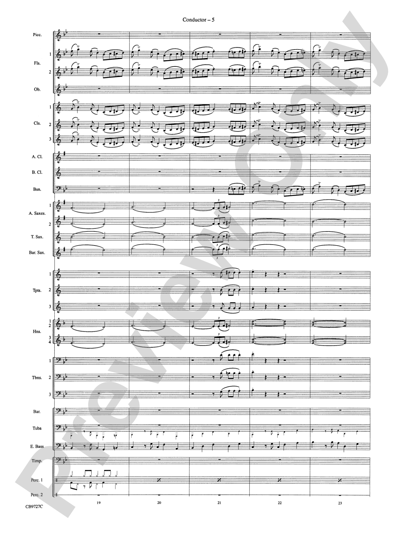 Dave Brubeck: It's About Time: Concert Band Conductor Score & Parts
