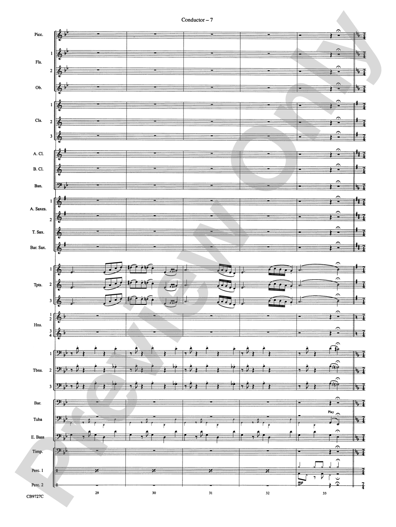 Dave Brubeck: It's About Time: Concert Band Conductor Score & Parts