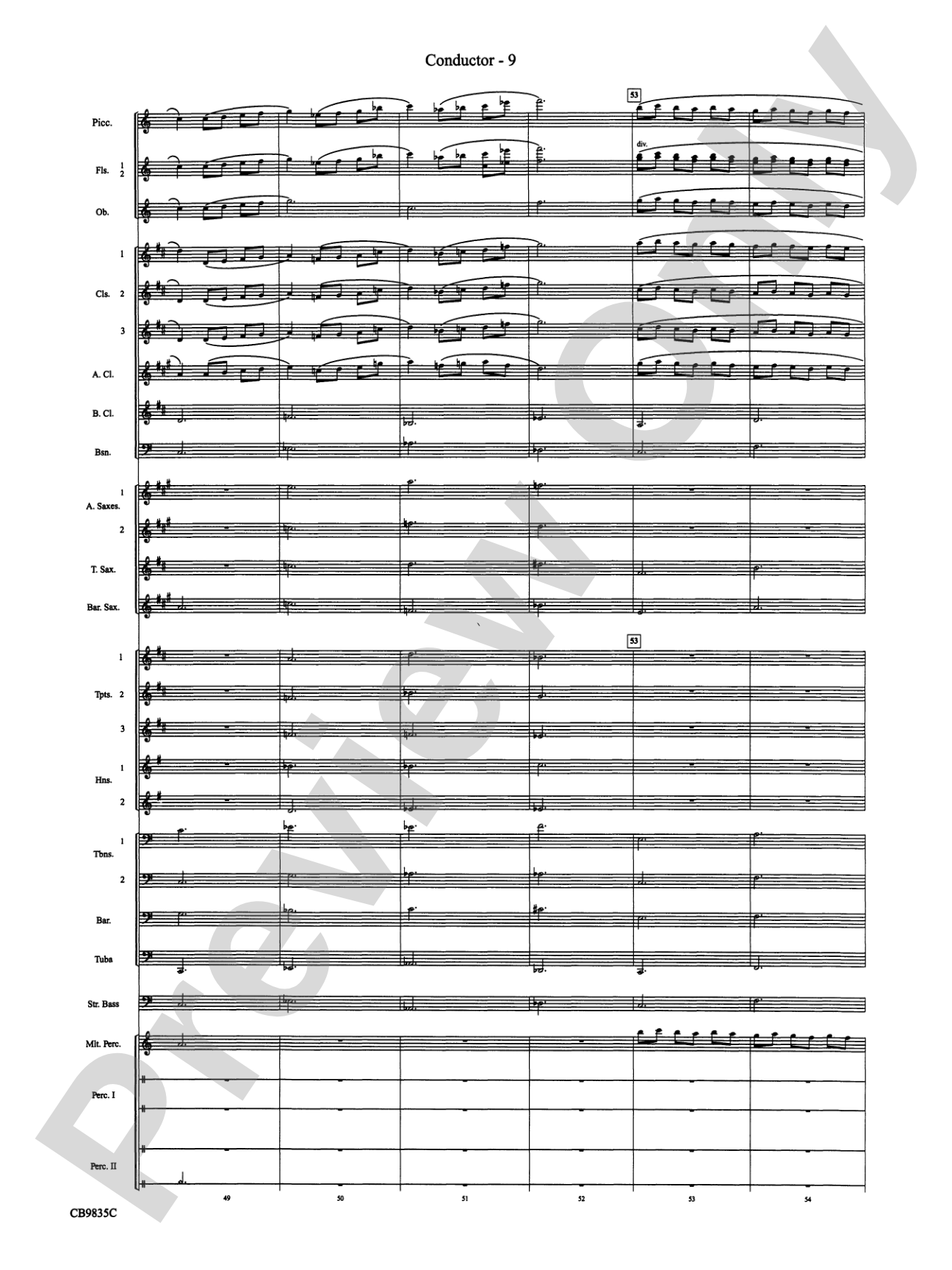 A Charlie Brown Christmas: Concert Band Conductor Score & Parts